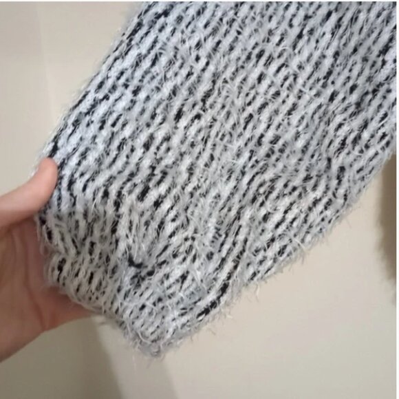 Jennifer Lopez size large cropped furry sweater in great shape. - Picture 3 of 4